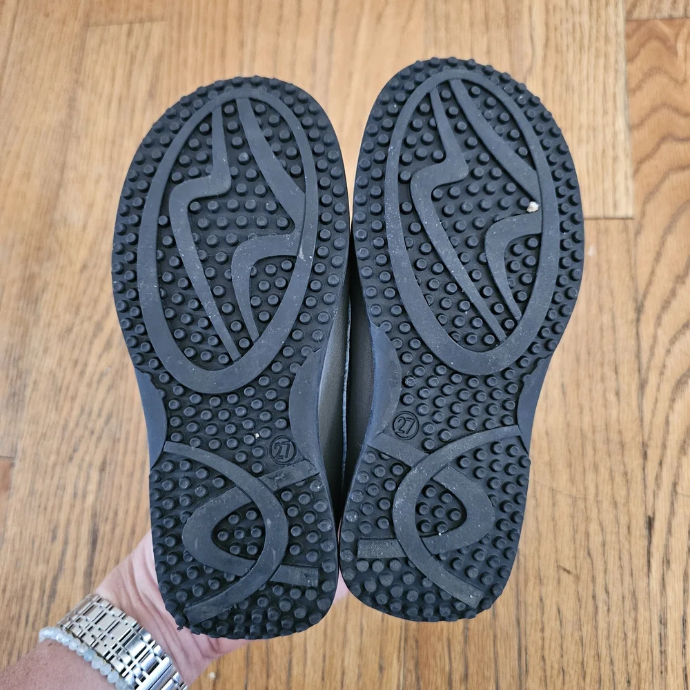 Naturino Blue and Gray Moccasins Boys Size 10/10.5 EU 27